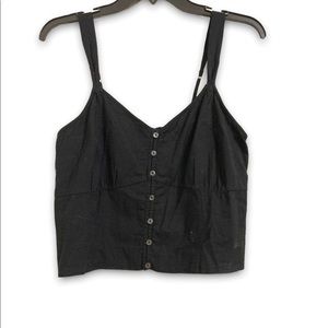 Abercrombie & Fitch • Black Bustier Top